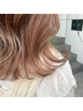 ノアズアーク 心斎橋(Noah's Ark) コーラルベージュボブミディ☆