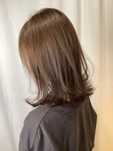 ヘアーメイク トレコローリ(hair make trecolori) 【trecolori 津田沼】ブリーチ無しミルクティーベージュ