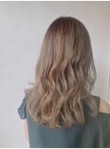 マロンアッシュのロングヘア