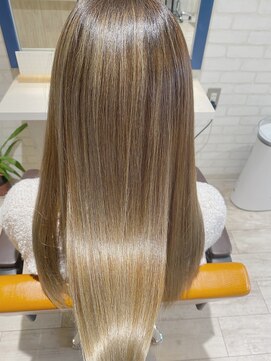 リオールヘア 北千住(LIOR.HAIR) 【髪質改善】ミネコラ3倍×透明感カラー