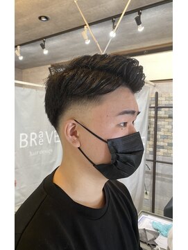 ブレイブ ヘアデザイン(BRaeVE hair design) 7:3スキンフェード