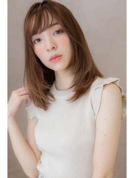 カバーヘア イヴ 戸頭店(COVER HAIR EVE) プレミアムケアカラー小顔フレンチガーリーY戸頭10代20代30代