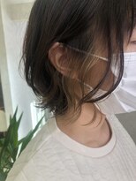 シロトータルデザイン(shiro total design) イヤリングカラー×マットベージュ