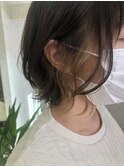 イヤリングカラー×マットベージュ
