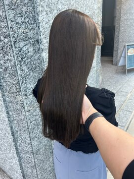 ジーナ 福岡千早(Zina) 髪質改善＊シースルー前髪＊くびれヘアロング【Zina 】