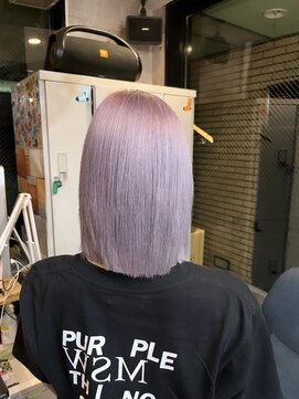 ラフ(LAFF) #黒髪#ボブルフ#ネビージュ#小顔#ワンレン