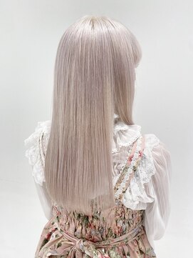 ハイブ 金沢(Hive) ブリーチハイトーンカラーゆるふわロング髪質改善ツヤ髪スタイル