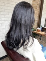 ハサミバイアトリエナガノ 千葉(8sami by atelier nagano)&nbsp;デザインカラー／レイヤーカット/ウエットヘア/オリーブベージュ