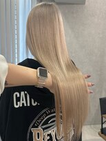 ロウル 渋谷(LOWRL)&nbsp;ツヤ髪ロング/ホワイトミルクティー/ケアブリーチ