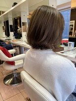 アフロディーテ 銀座(APHRODITE GINZA)&nbsp;黒髪/グレーベージュ/レイヤーロング/前髪パーマ/銀座