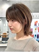 30代40代大人女性/前髪ありショートボブ/ショートヘア/髪質改善