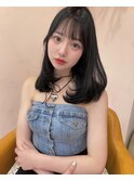 アッシュ/グレージュ/韓国ヘア/渋谷/レイヤー/顔まわり