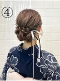 浴衣着付けヘアセット
