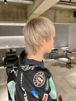 リール(rire)&nbsp;rireニュアンスパーマカルマパーマベリーショートダークアッシュ