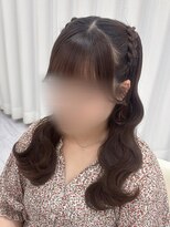 ヘアセットアリエス(aries)&nbsp;編み込みハーフツイン