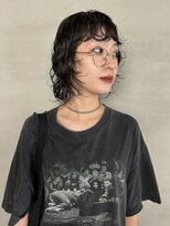 ソイリウム 下北沢(soi rium)&nbsp;ニュアンスパーマ_顔まわりレイヤー_前髪パーマ