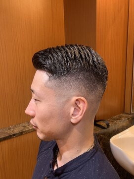 ヘアモード キクチ 銀座店 銀座 理容室 フェード スキンフェード アイロンパーマ