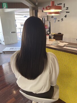 ヘアースペースブルーム プリュス 石橋店(HAIR SPACE BLOOM plus) 石橋/ロングヘア/ストレート/くせ毛髪質改善/酸熱トリートメント