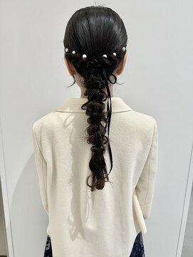 ケンジ 横浜(KENJE) タイト編みおろしアレンジ