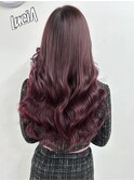 【レミー100%/54cm】シールエクステ×ブリーチ×ピンクブラウン