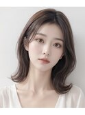 外ハネ韓国風