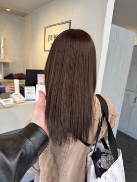 ジュイル ハラジュク(JEWIL HARAJUKU) ハイライト履歴ありの縮毛矯正