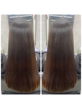 プリンシペ(PRINCIPE) 縮毛矯正ダメージレスカラー超音波トリートメント(縮毛矯正ver)