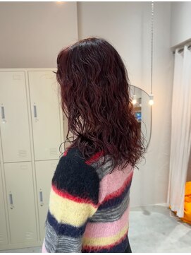 キチ(kici) 暖色ブラウンとパーマ