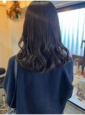 暗髪透明感カラー【坂口恵梨子】