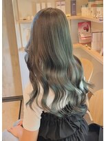 カラースタンド(COLOR STAND) ケアブリーチハイトーン佐賀カラーレイヤーミルクティーベージュ