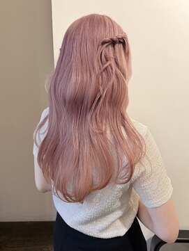 ロチカバイドールヘアー 心斎橋(Rotika by Doll hair) pale pink