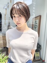 ヌード(NUDE)&nbsp;NUDEフェザーショート 前髪ありショート 大人ショートボブ
