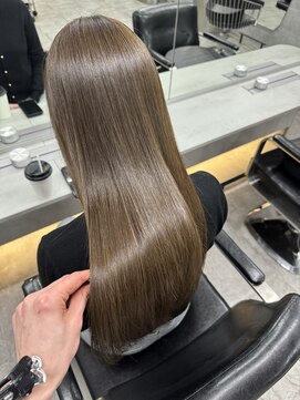 ノス 表参道(NOOS) オリーブベージュ/オリーブブラウン/髪質改善/ミネコラ/艶カラー