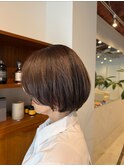 グラデーションボブ+レイヤー