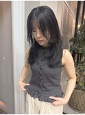 地毛風カラー/赤み消しカラー/レイヤーカット