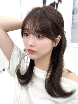 アマトウキョウスマートサロン(AMA TOKYO×Smart Salon) くびれレイヤー/顔まわりカット/レイヤーカット/小顔ヘア