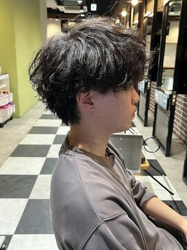 アソビ 元町店 シャドウパーマ/マッシュ