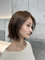 ロール 博多(Role)&nbsp;ボブ/透明感カラー/ココアベージュ/韓国ボブ/髪質改善 /顔周り