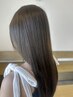 15時～【yuna/hina限定】髪質改善ストレート+フロントカット￥16500