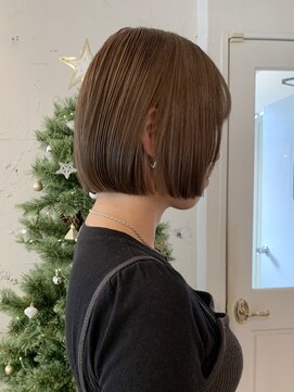 ミニボブ/ミルクティーベージュ