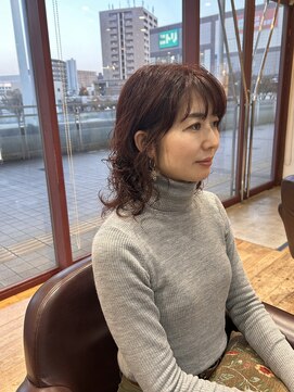 25.12.6[犬山良慈]ミディアムレイヤーパーマ