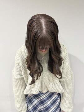 【透明感カラー】オリーブベージュ