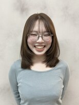 エルフレームバイワンラヴェスト(L'FLAME by one Lovest)&nbsp;ミディアムレイヤー×透明感ベージュ◎