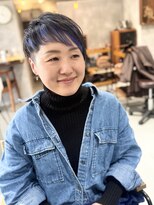 クラシカ(classika)&nbsp;ブルーラベンダー×アシンメトリーショート♪