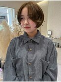 ショートボブ / オリーブベージュ
