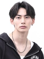 アーリー(Ali'i) 毛流れセンターパートニュアンスパーマコンマバング韓国ヘア