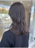 透ける暗髪　ショコラグレージュ