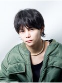 ツーブロックショート/韓国風マッシュ/フリックパーマ