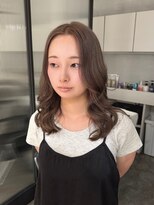 ブランコトレス 鏡島(BLANCO tres) ダークパープル/ナチュラルショート/夏のヘアアレンジ/鏡島