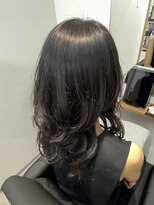 アウリ 六本松(AURI)&nbsp;手で乾かすだけでコテ巻き風に^_^髪質改善デジタルパーマ